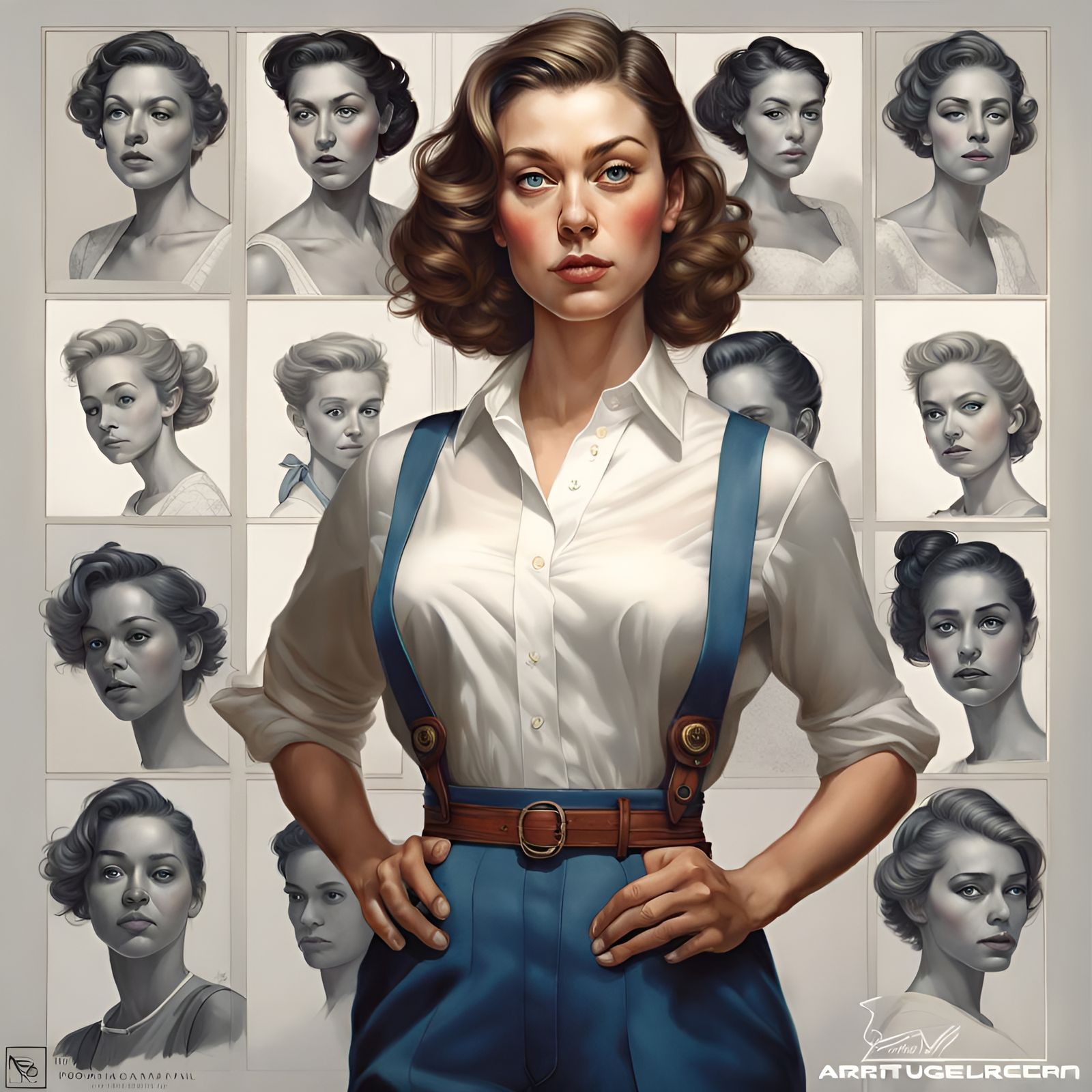 Detailed Portrait of a Gorgeous Woman