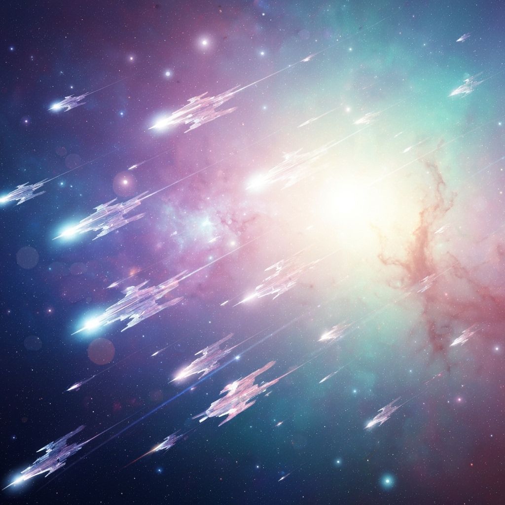 Galactic Heroes Cosmic Battle in Dream Art Style