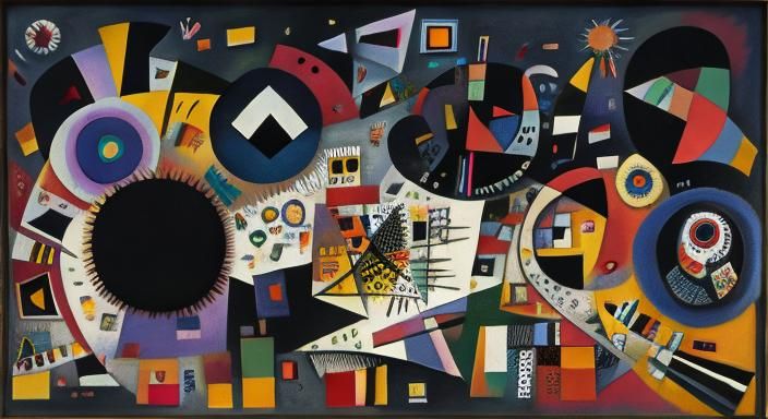 Abstract Alchemic Impasto Painting