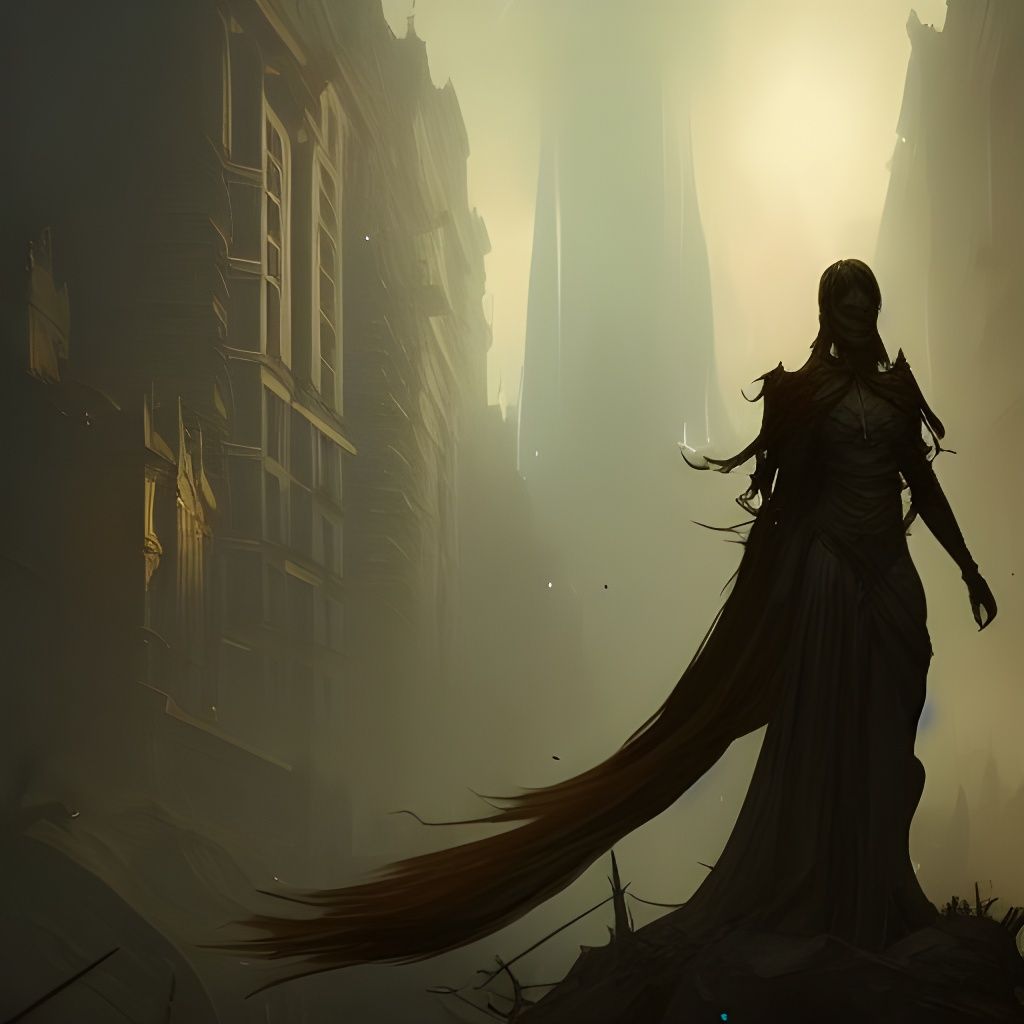 Dark Fantasy Hero: Hyperdetailed Splash Screen Art