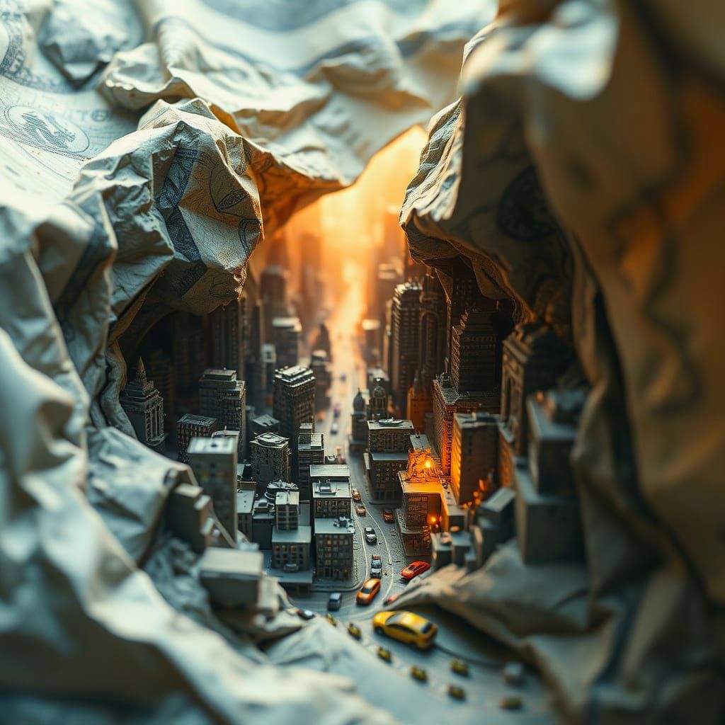 A Thriving Civilization Within a Dollar Bill, in Cinematic F...