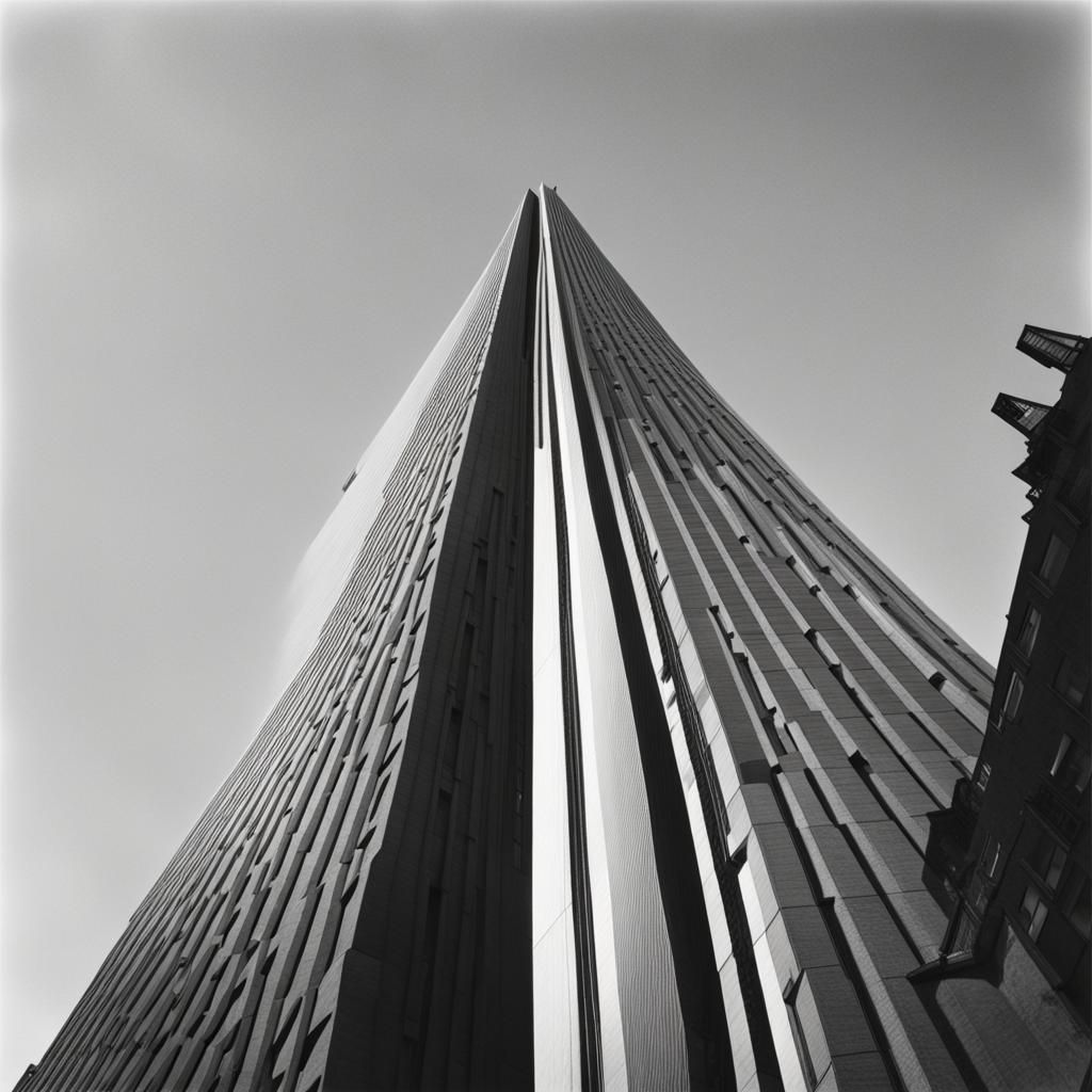 Building with Three Arms: Architectural Photograph