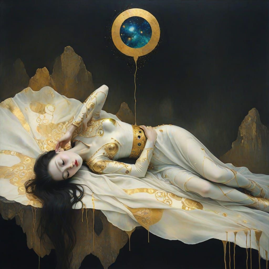 Portrait in Klimt Style