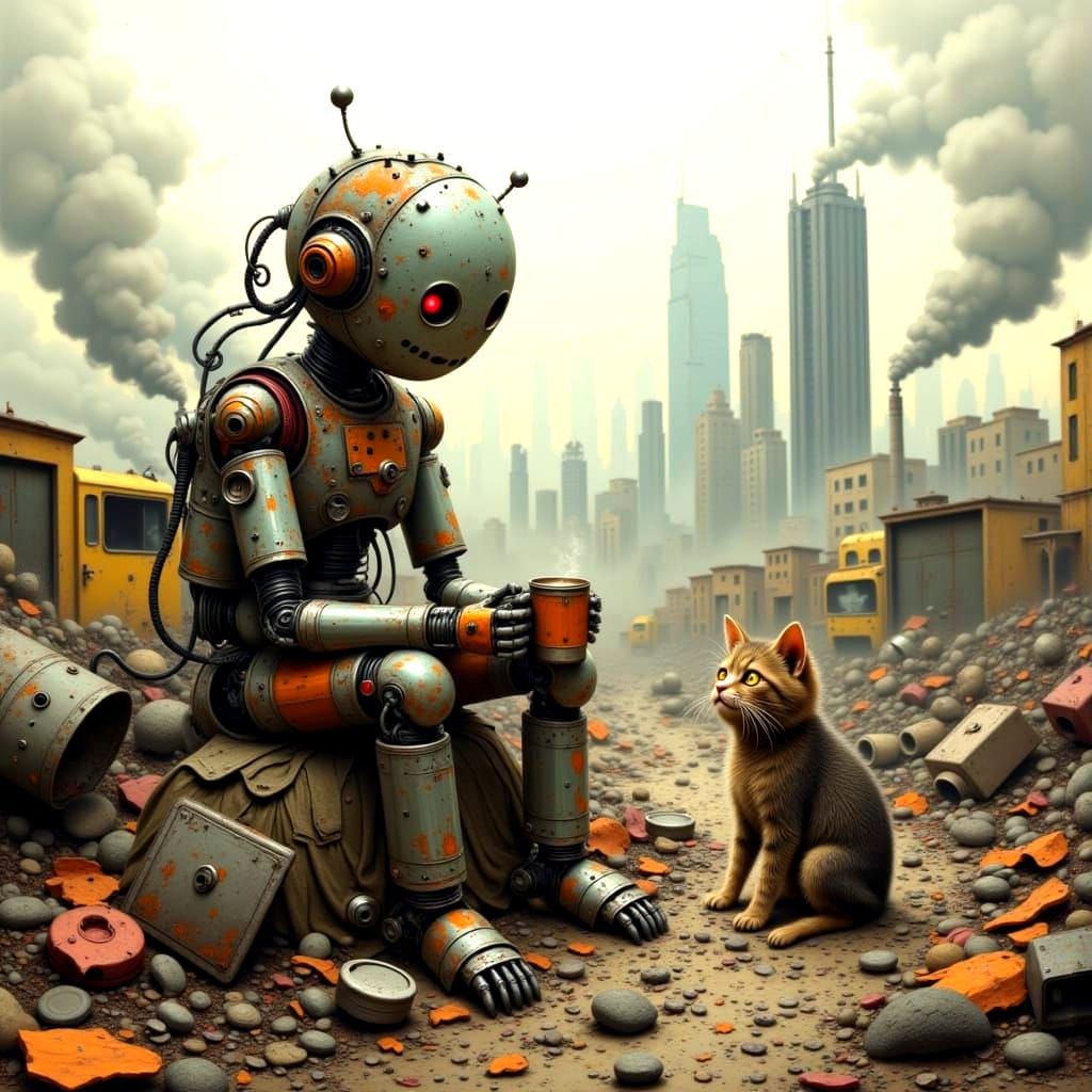 It's the end of the world, but I have coffee