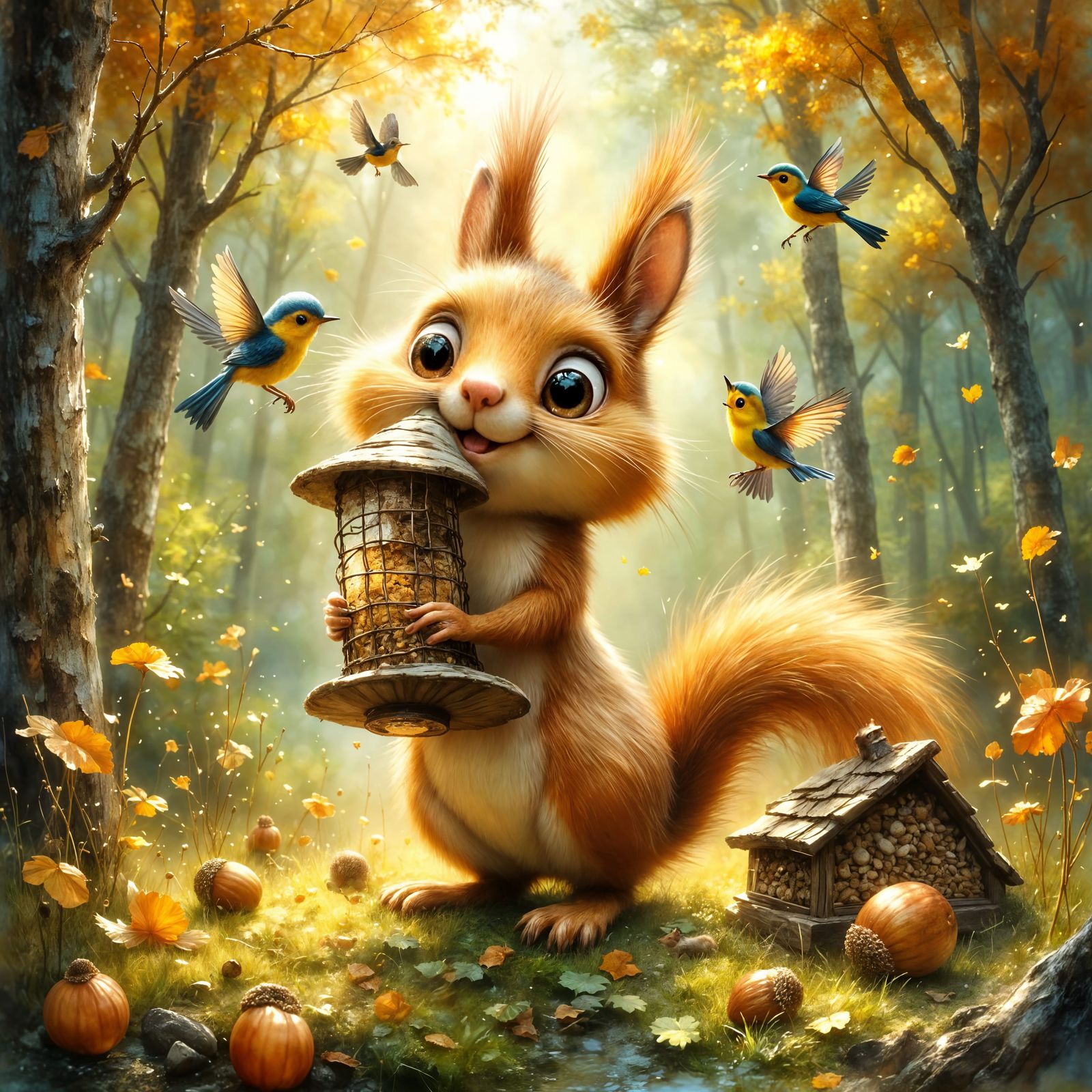 Mischievous Squirrel