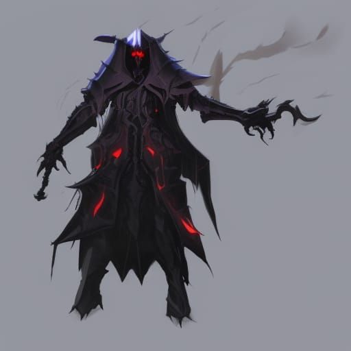 Dark Fantasy Reaper Concept Art in 8K