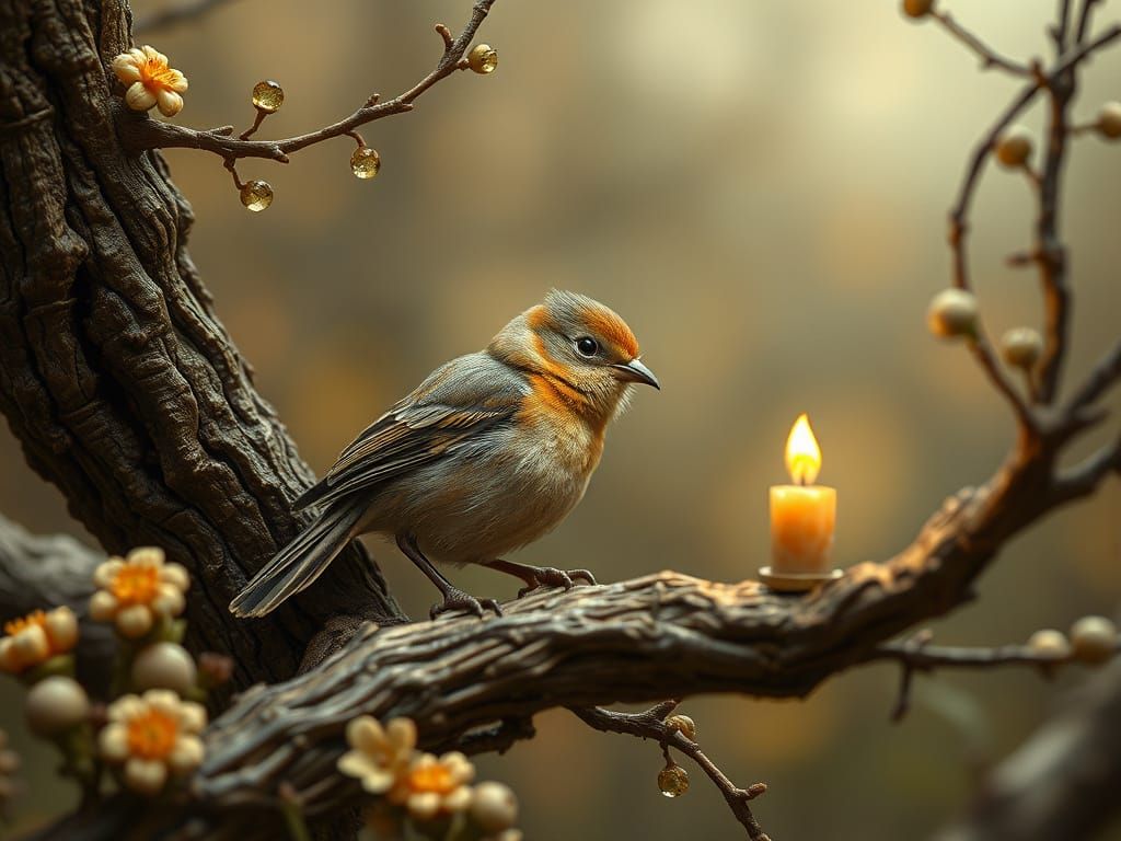 Intricate Details in Dreamlike Art