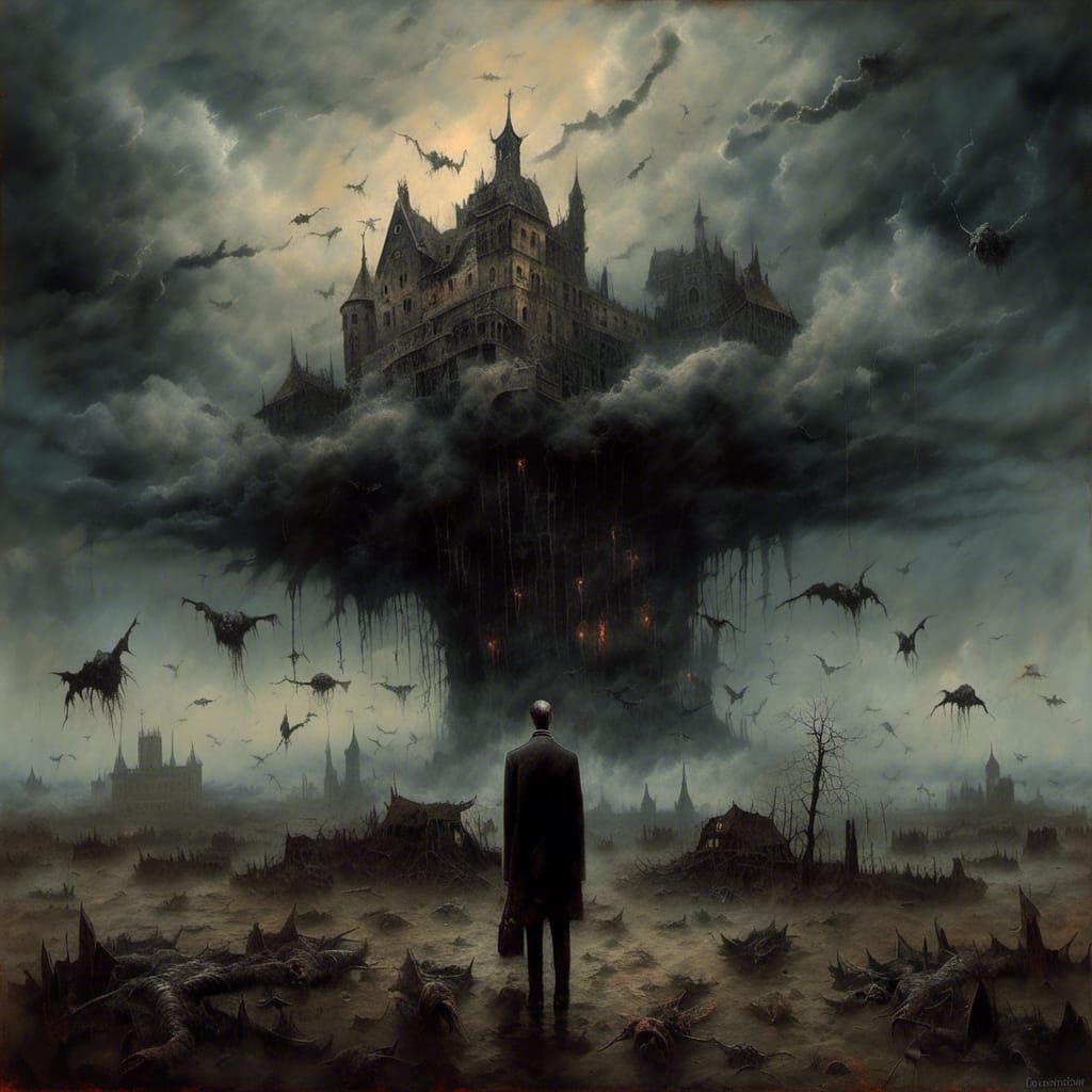 Alone: A Macabre Horror-Style Sky