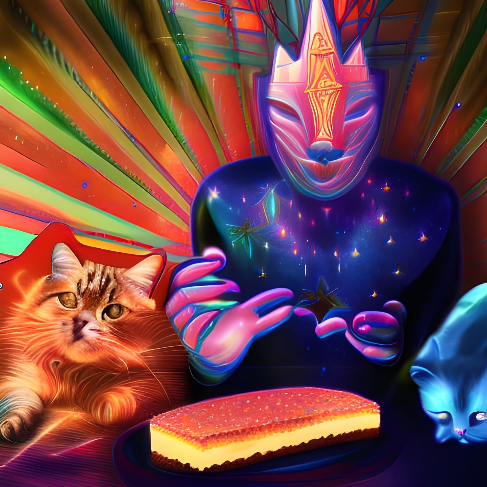 The seven hands of God will hold your cats and sandwiches