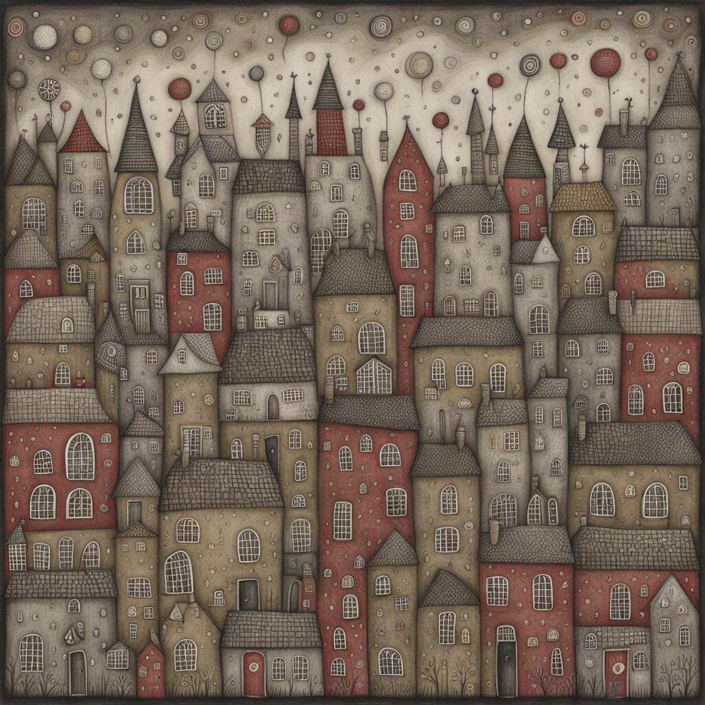 Abstract Composition Inspired by Contemporary Art