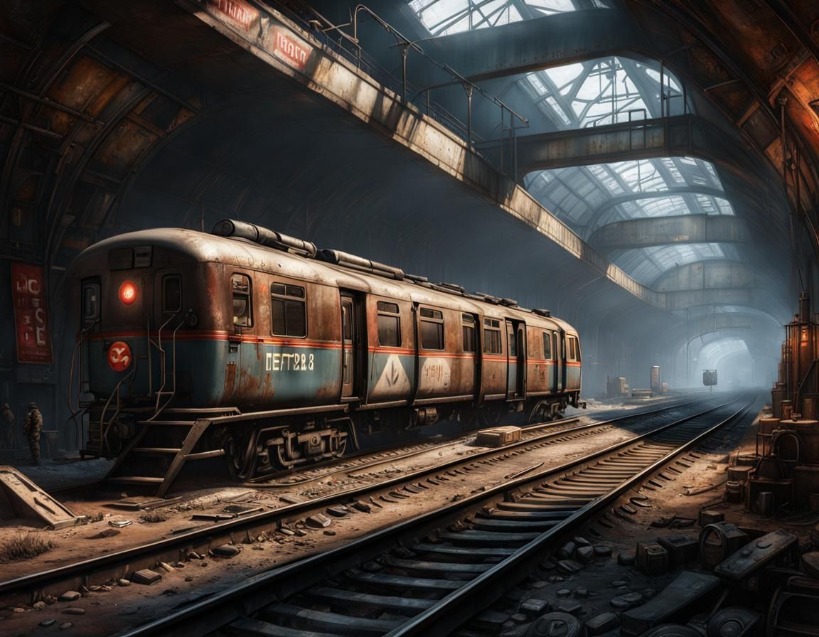 Post-Apocalyptic Metro: Ultra Realistic Concept Art