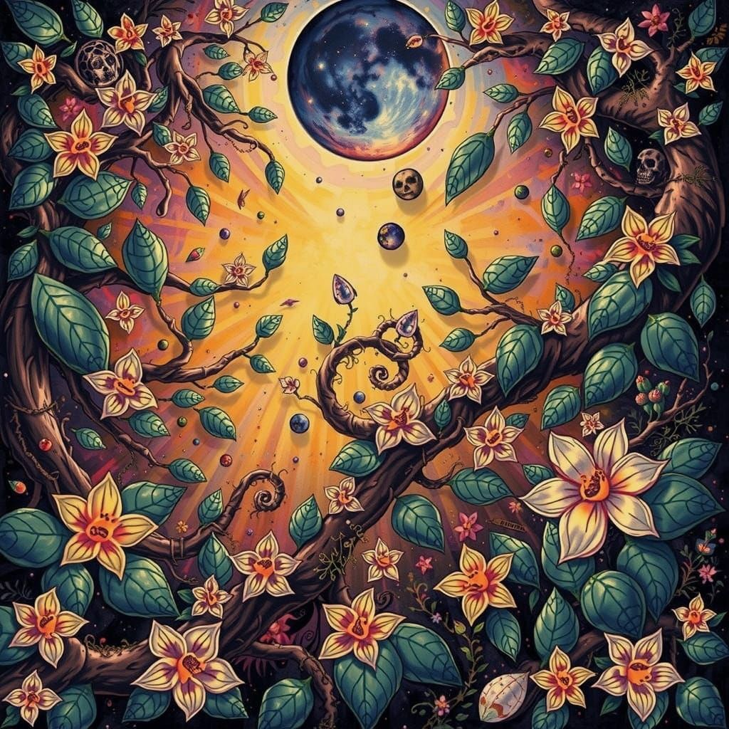 Surreal Ice Cream Scene with Quirky Flavors