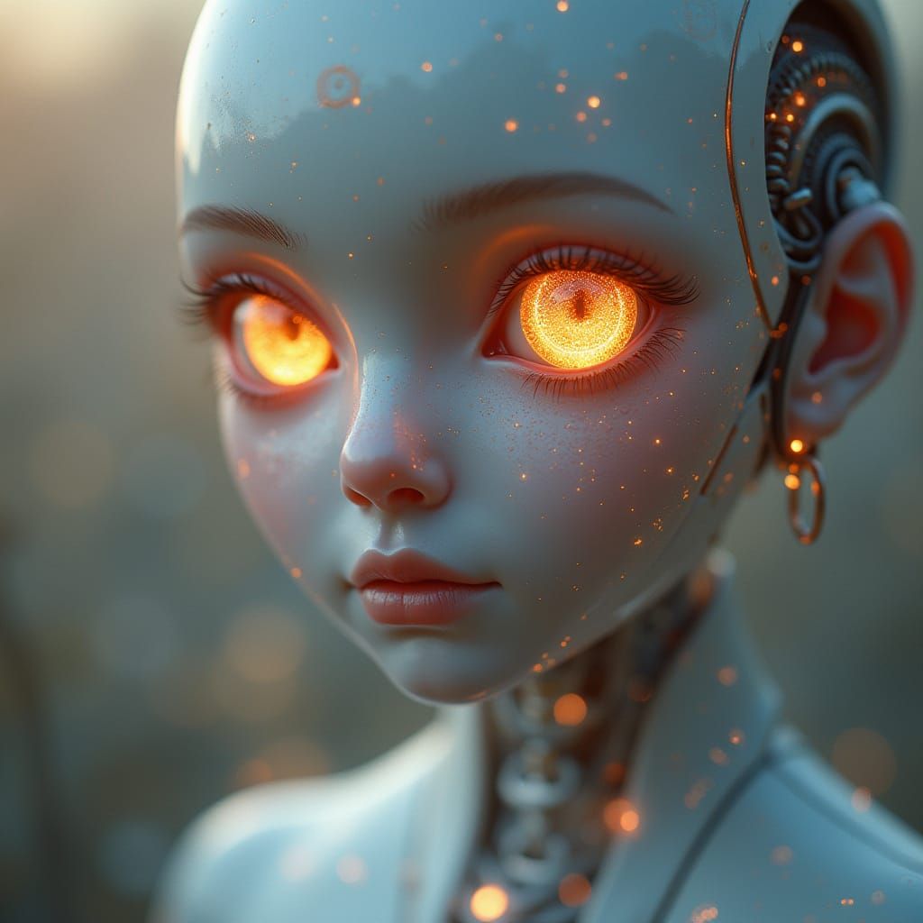 Love in the Eyes of a Serene Artificial Intelligence