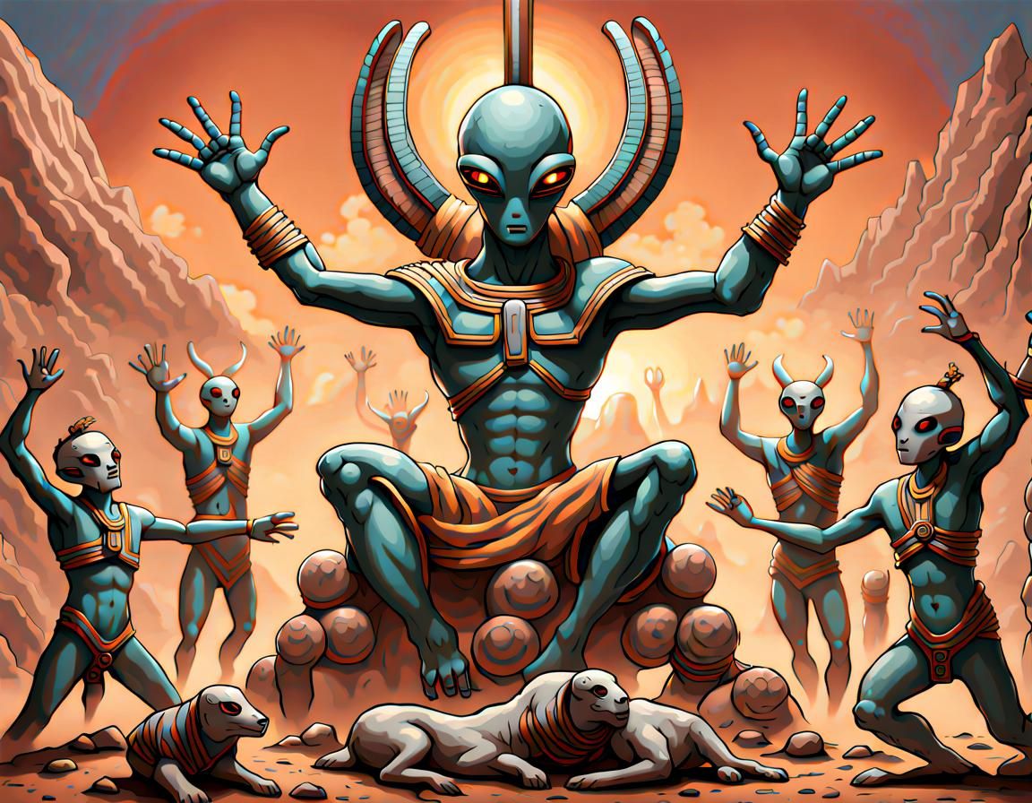 Armored Alien God Accepts Sacrifice