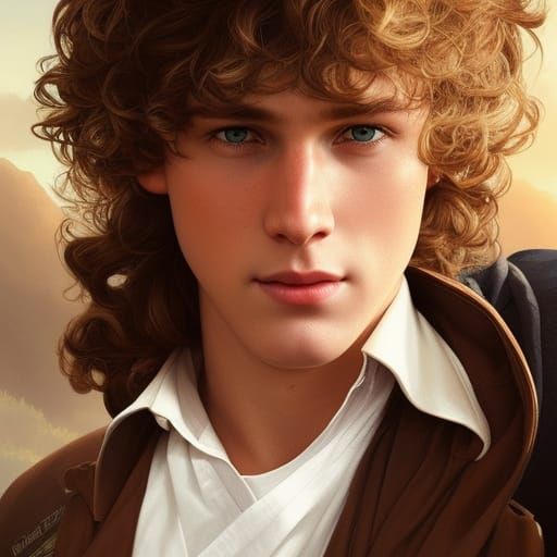 Young Ranger Portrait in Detailed Digital Art Style