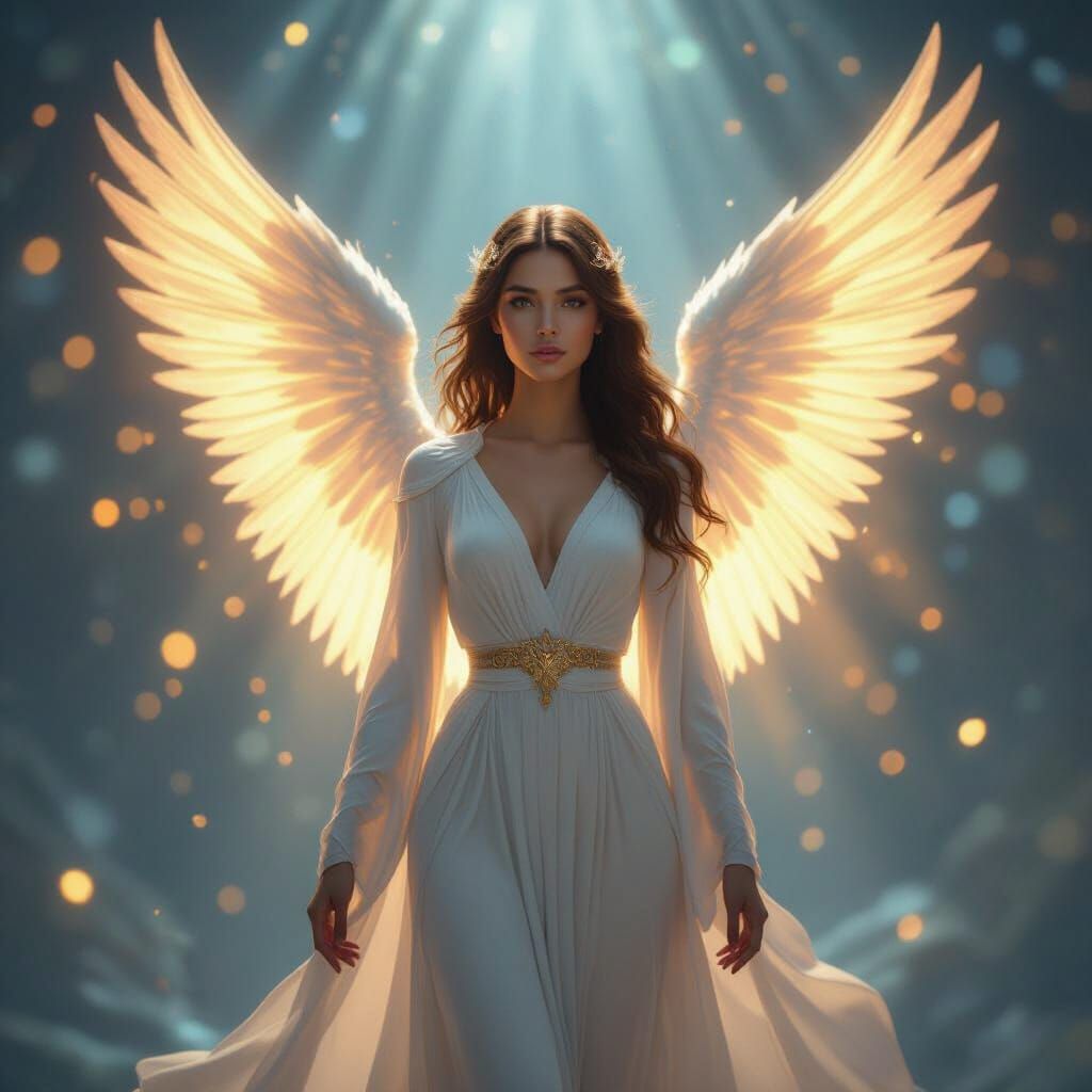 Archangel Radiating Peace in Divine Light