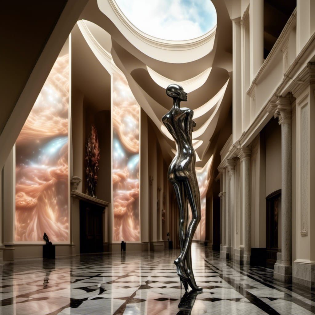 Surreal Alien Life in a Magical Landscape