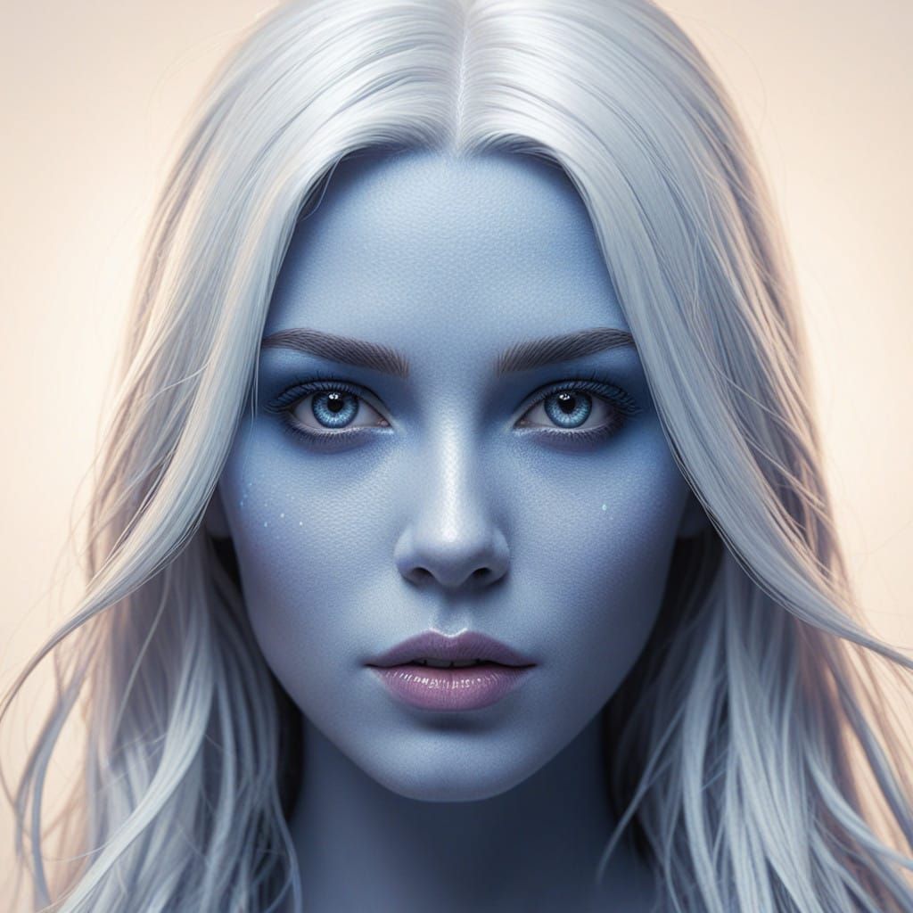 Hyperrealistic Portrait of a Serene Beauty in Soft Light