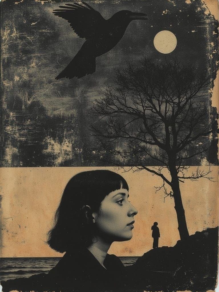 Portrait of a Woman in Gilded Sunset Light