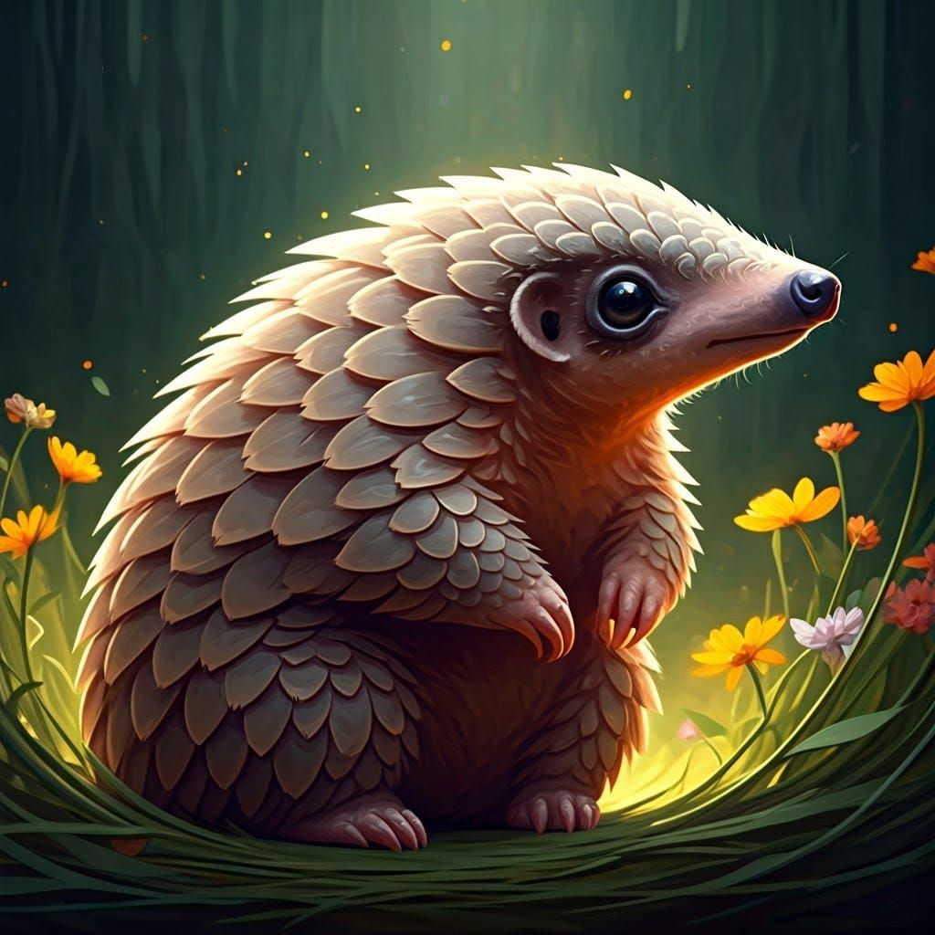 Curious Pangolin