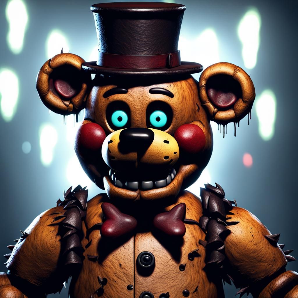 Freddy Fazbear Detailed Matte Painting