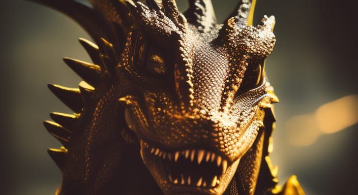 Girl Dragon in Professional Photography Style