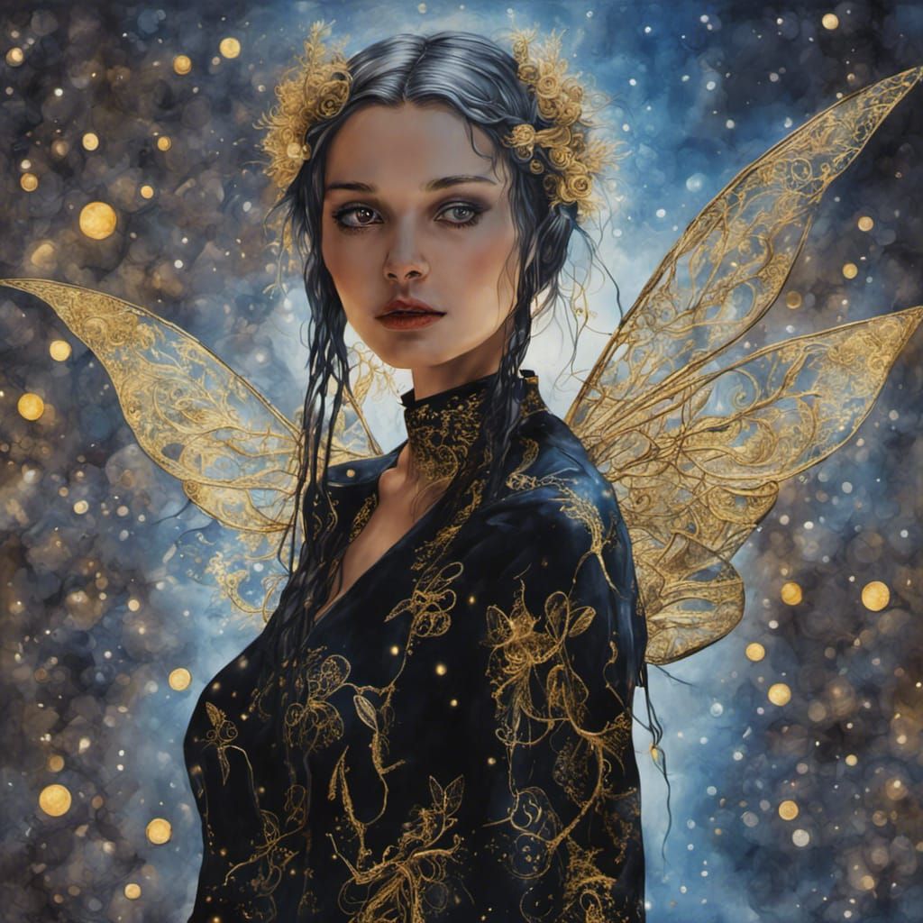 Poly in the golden wings