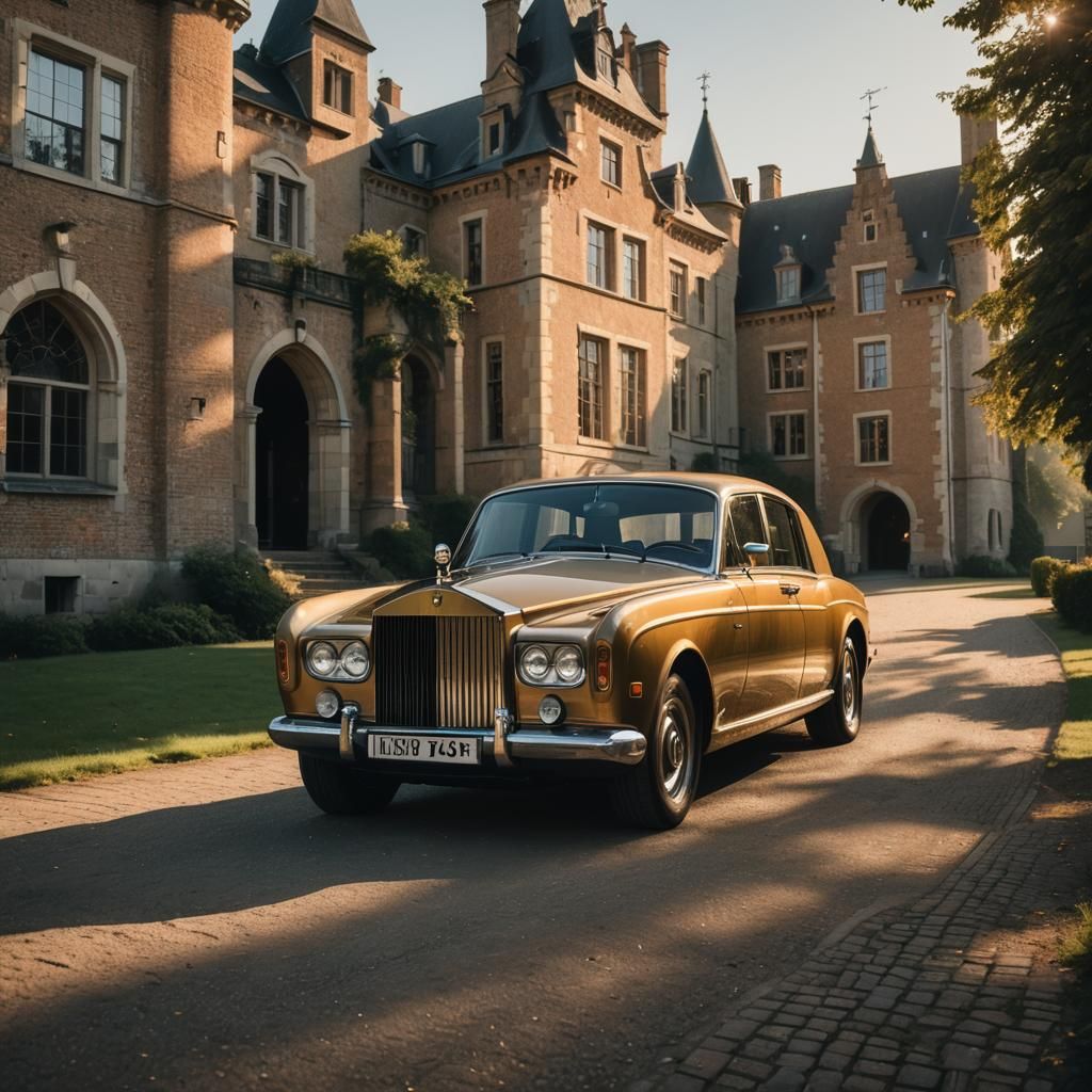 Rolls Royce at Castle in Dutch Master Style