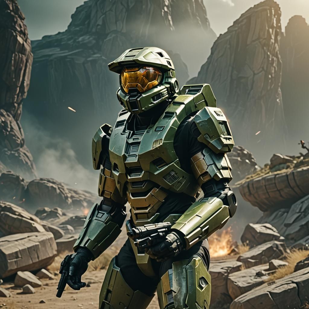 Epic Cinematic Still of Master Chief