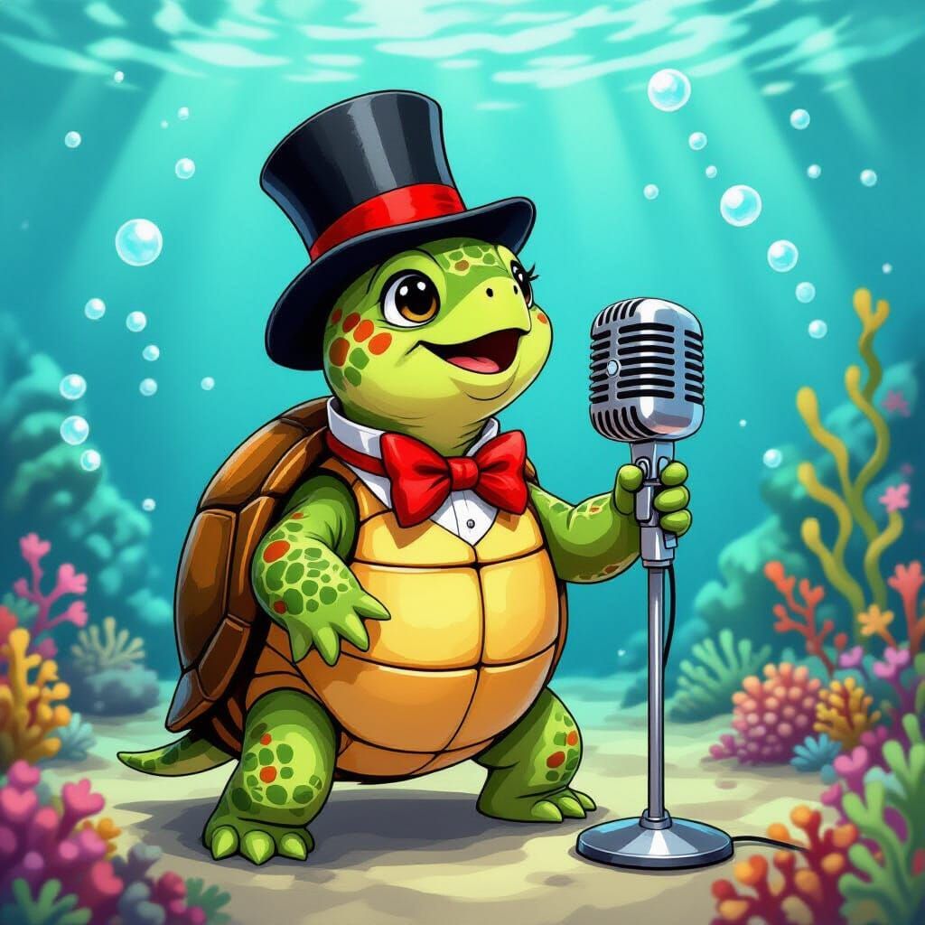 Singing turtle