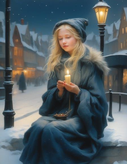 Warm Candlelight Illuminates a Gentle Scene