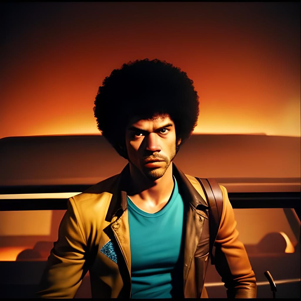 Dramatic Film Still of Jules Winfield