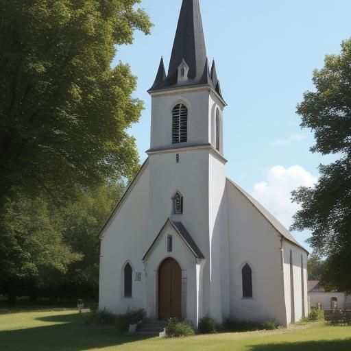 The Church at Varengeville: Impressionist Style