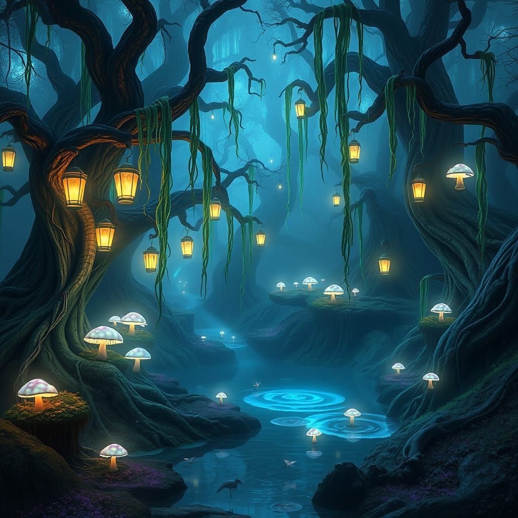 Enchanted Sanctuary of Luminous Proportions