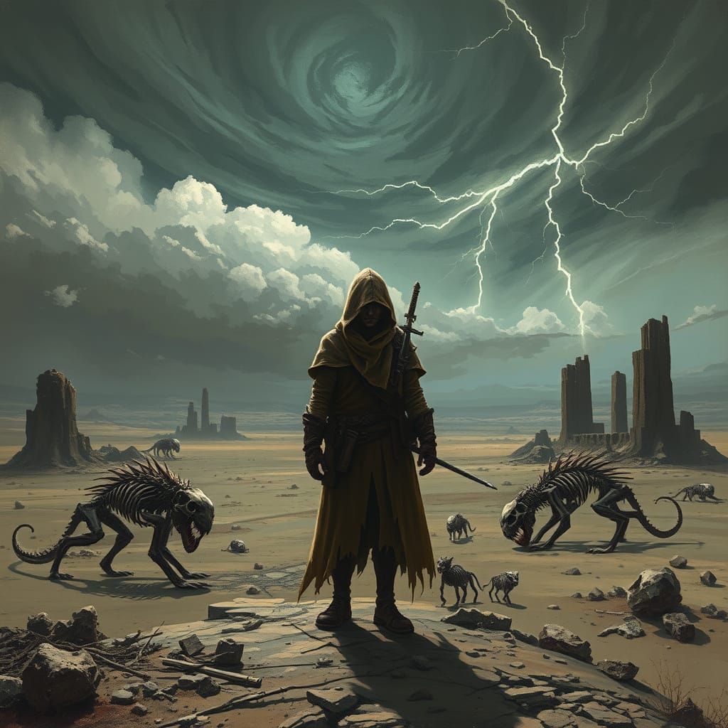 Wasteland Wanderer: A Dark and Gritty Vision