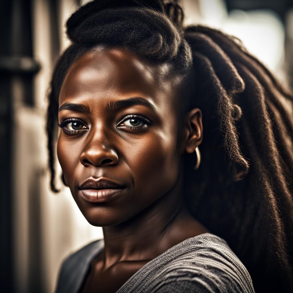 Radiant Portrait of a Free Black Woman