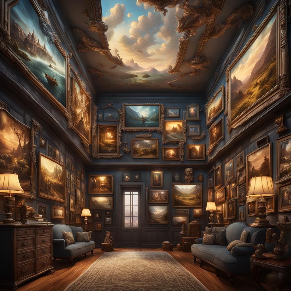 Boy's Life Displayed as Detailed Matte Painting