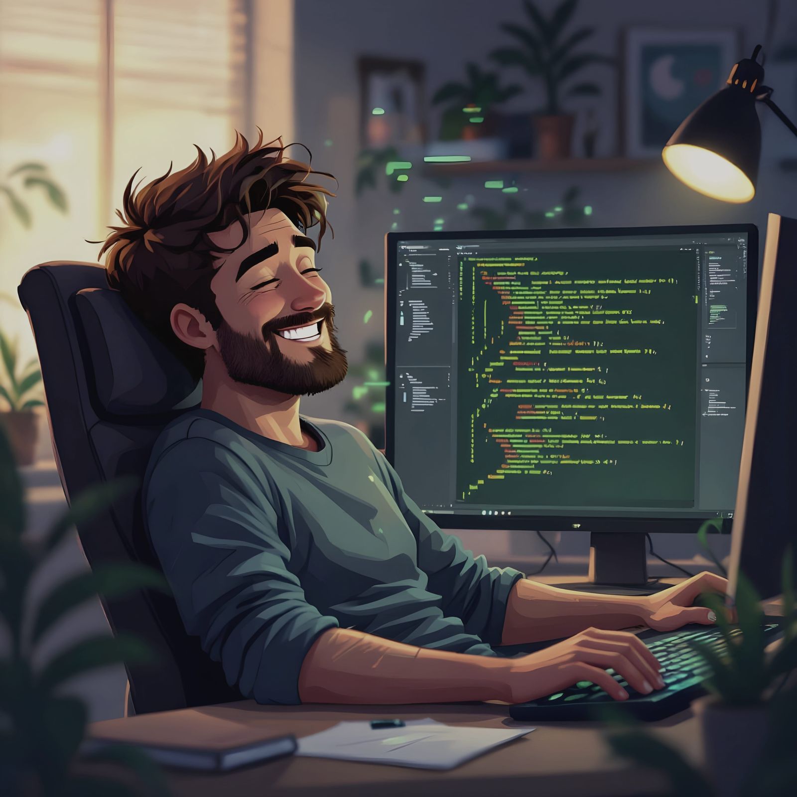 Developer Relieved After Finding Code Bug