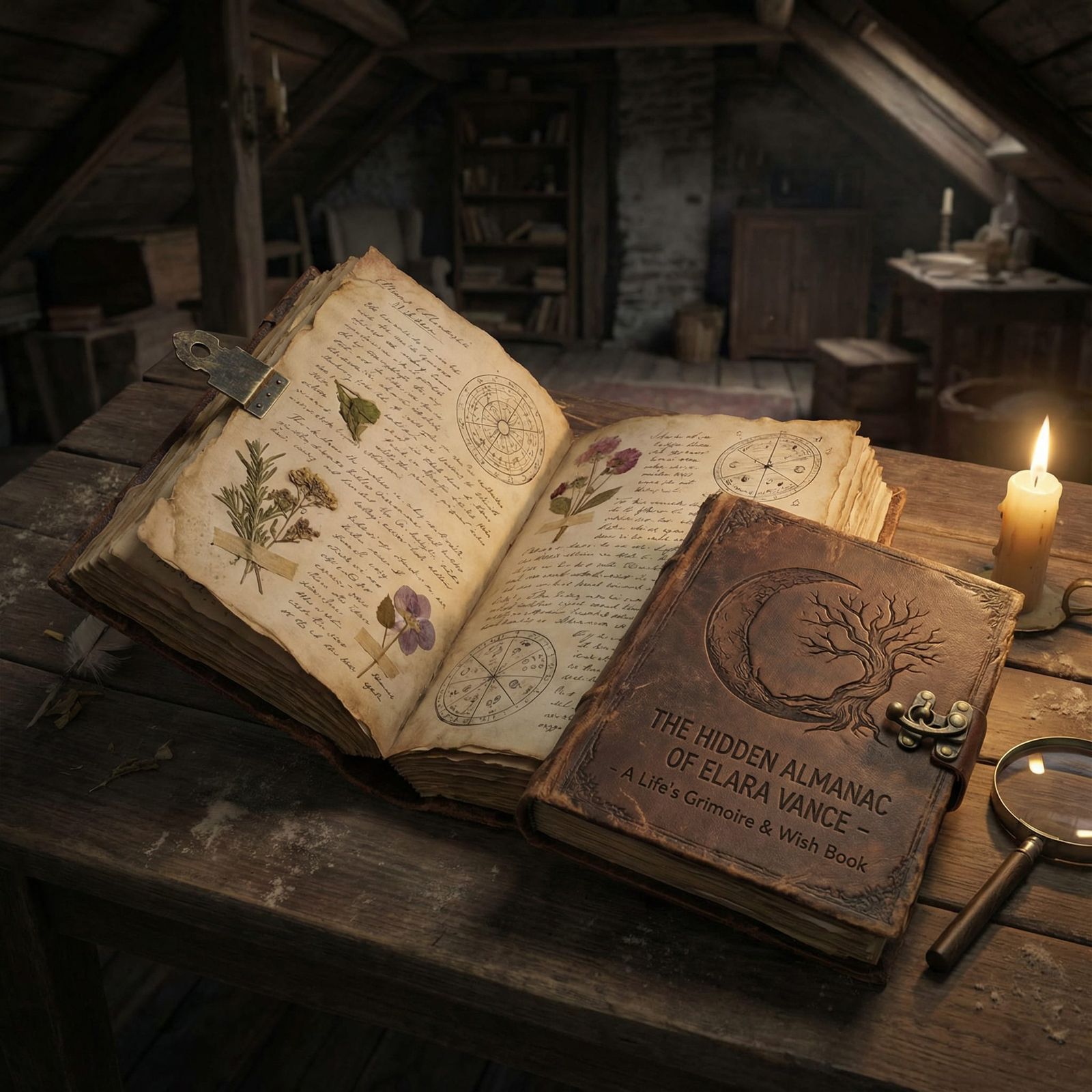 Witches Grimoire: Hidden Book of Shadows Revealed