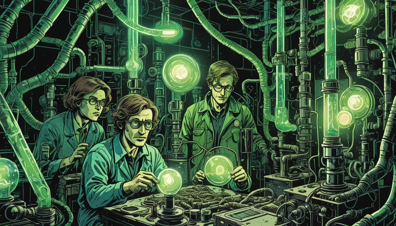 Scientists Transform into Earthworms: Polish Comic Art