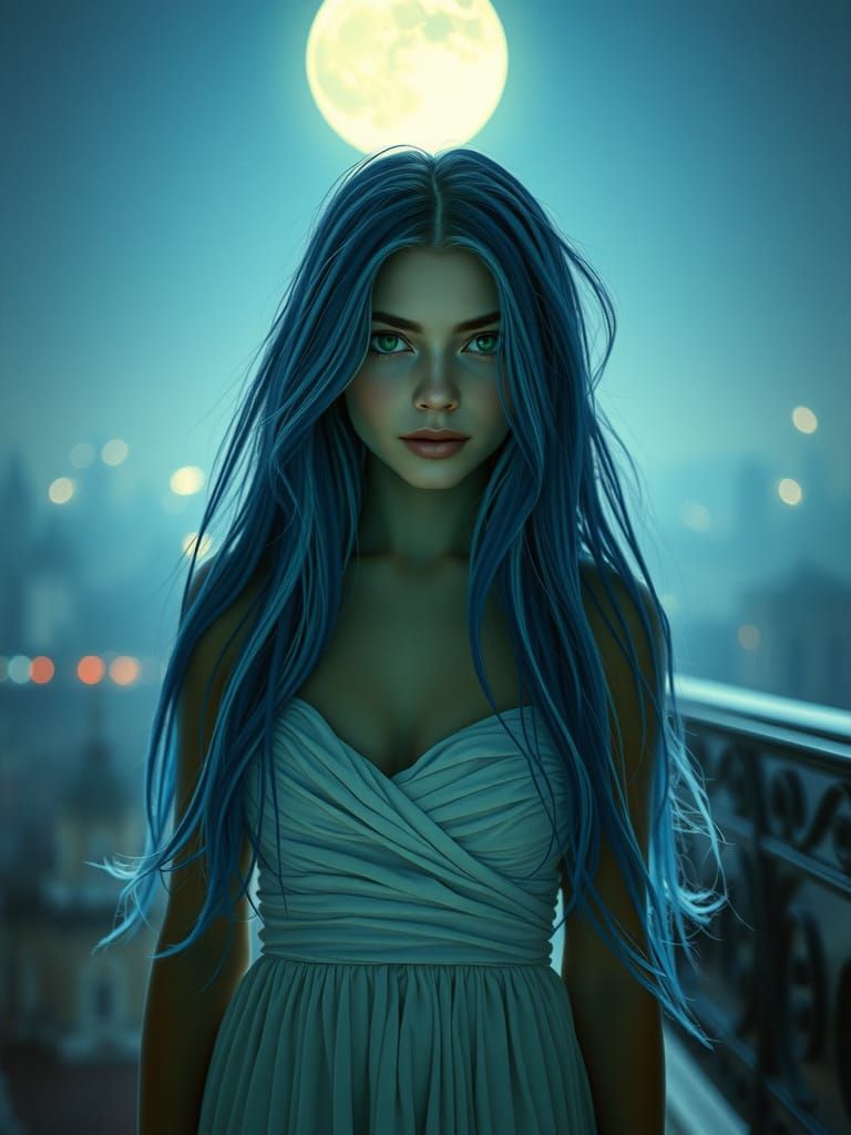 mysterious young woman