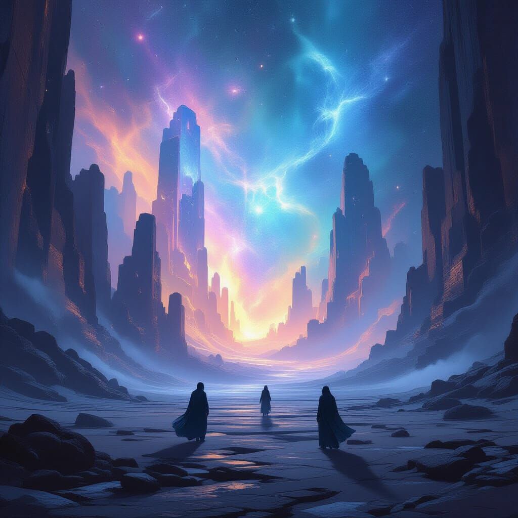 Holographic Lost City in Nebula with Light Beings