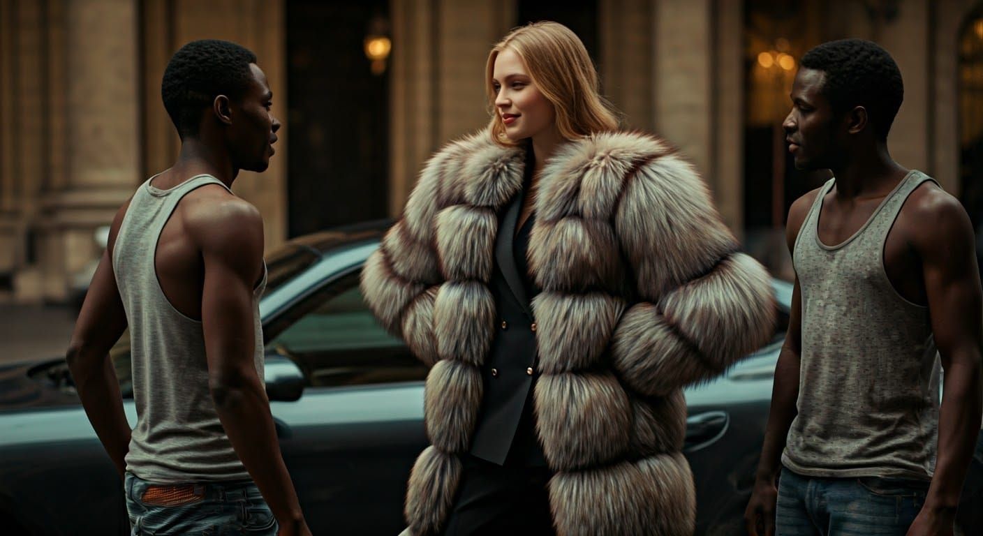 Elegant French Aristocrat Shares Joy with Nigerian Migrants ...