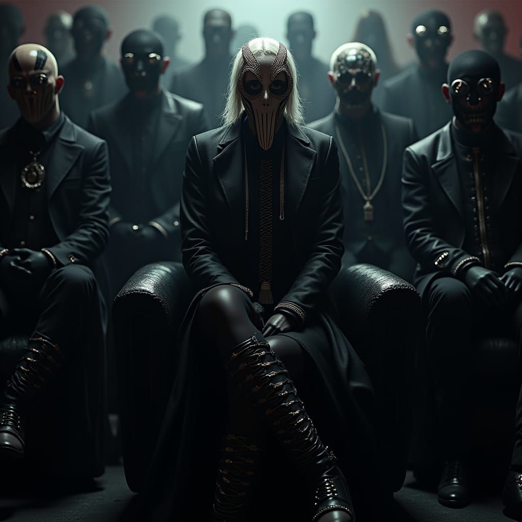 Camilla Parker-Bowles as Cyberpunk Ghostface Killer