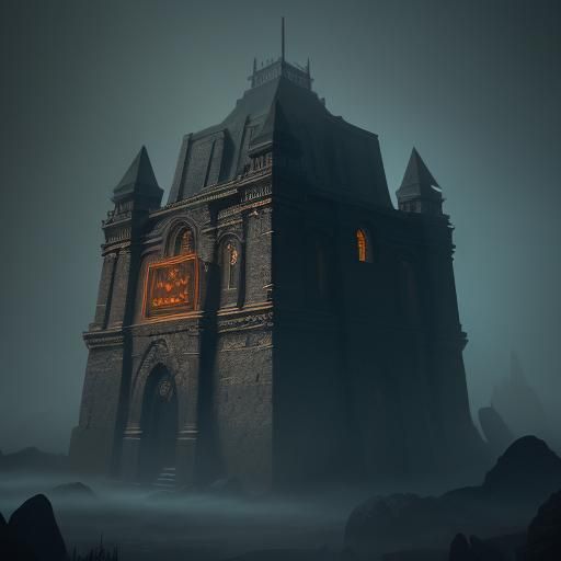 Detective Friday in Mystical Crime Scene: Matte Painting