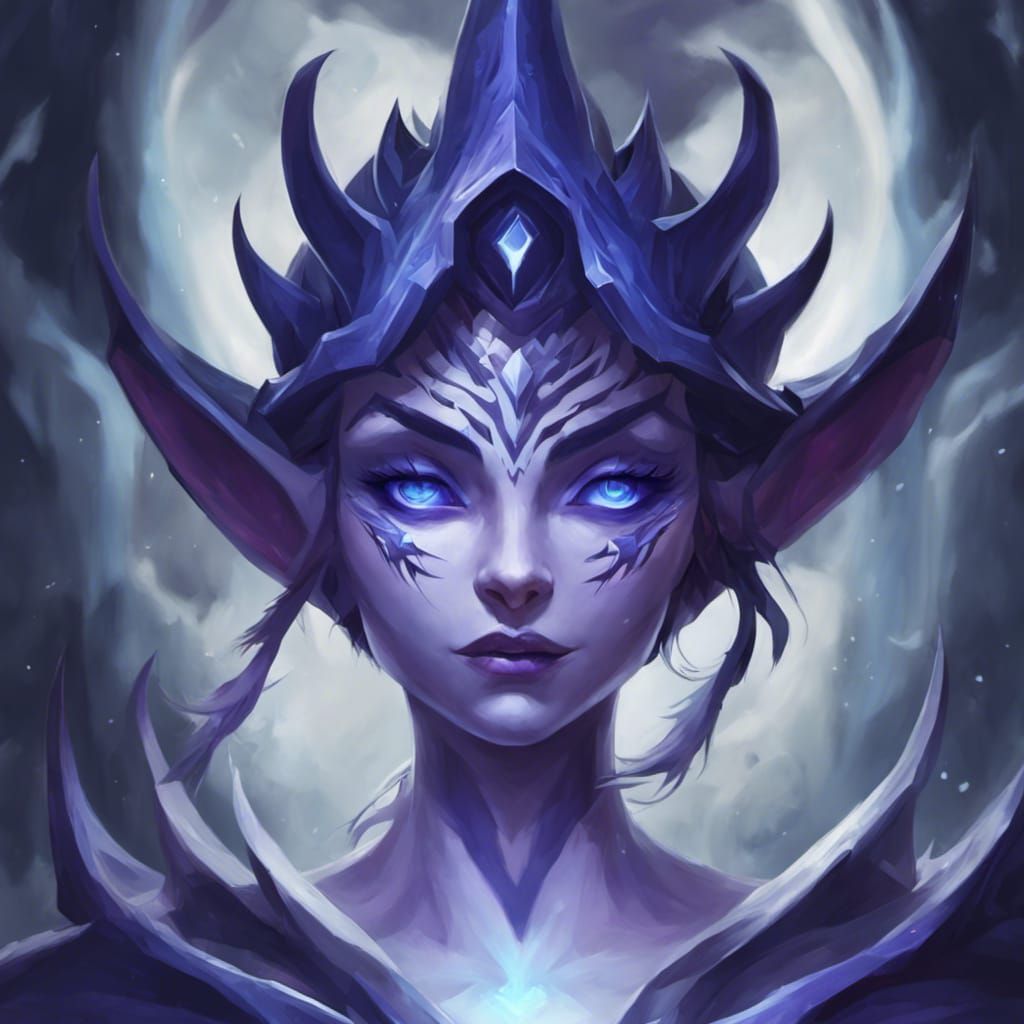 Ethereal Void Elves with Luminescent Skin Photography