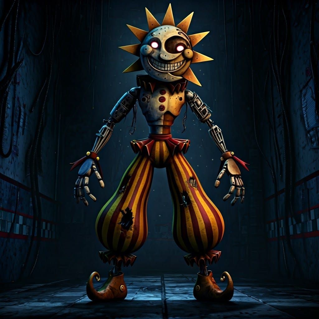 Ruined Sundrop and Moondrop Animatronic in 8K