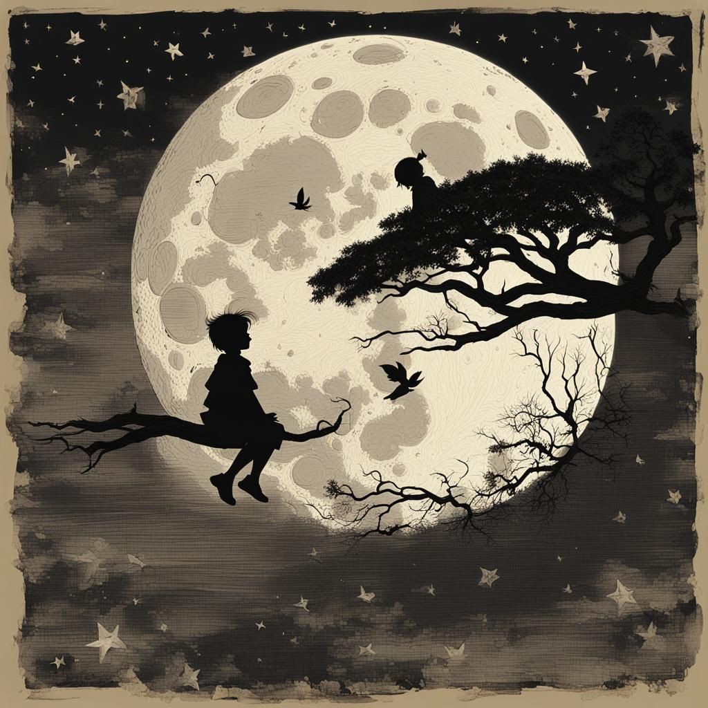 Lost Boy's Flight to Neverland with Peter Pan