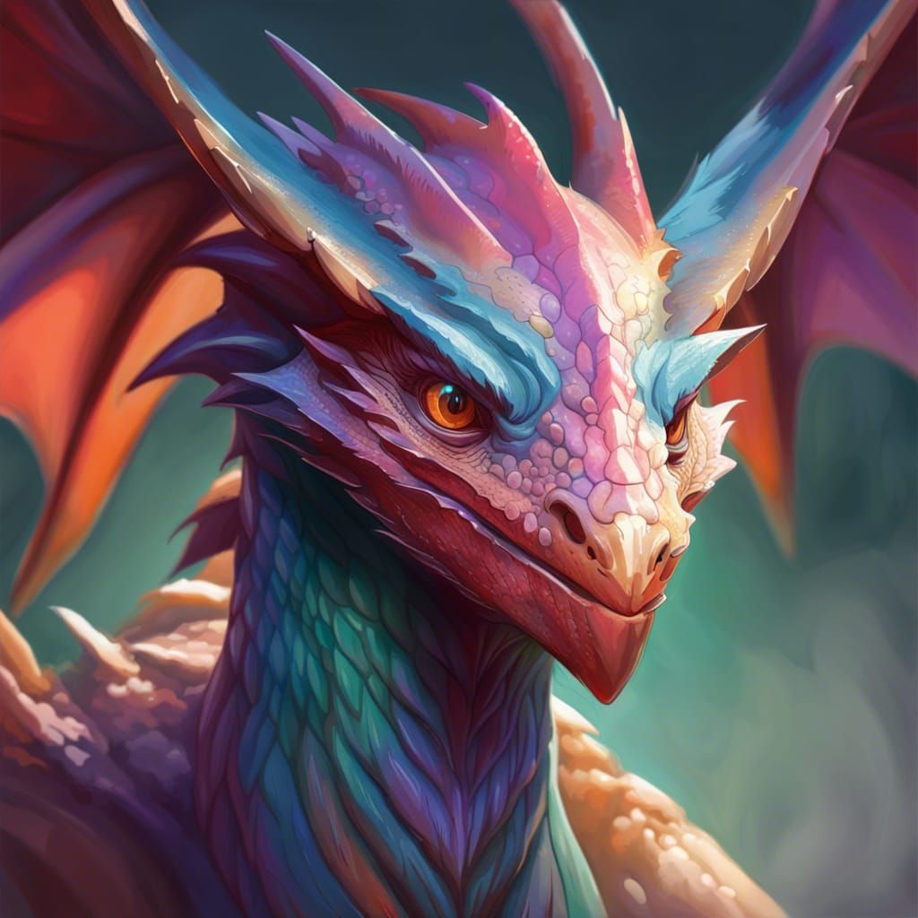 Detailed Dragon Pterodactyl Portrait in Unreal Engine 5