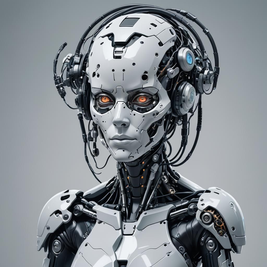 Cyborg in Ghost in the Shell Style